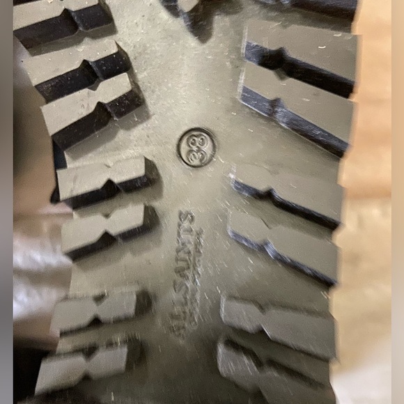 All Saints Leather Bow Gladiator Shoes - Picture 5 of 9